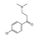 1-(4-氯苯基)-3-(二甲基氨基)-1-丙酮结构式