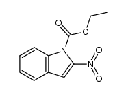 ethyl 2-nitroindole-1-carboxylate结构式