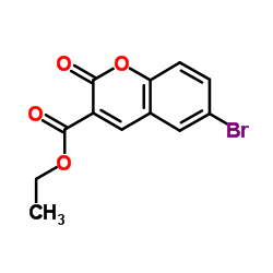 6-溴香豆素-3-甲酸乙酯结构式