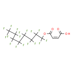 (2Z)-4-[(Heptadecafluorooctyl)oxy]-4-oxo-2-butenoic acid Structure