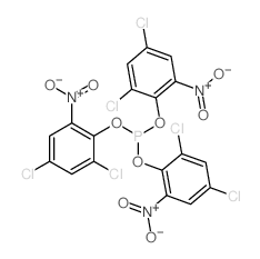 Phenol,2,4-dichloro-6-nitro-, phosphite (3:1) (ester) (8CI)结构式