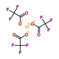 thallium(iii) trifluoroacetate Structure