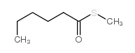 Methyl thiohexanoate structure