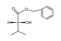 phenylmethyl (2R)-2-hydroxy-3-methylbutanoate Structure