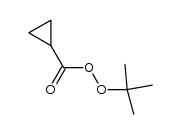 Cyclopropan-percarbonsaeure-tert.-butylester结构式