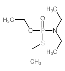 Phosphoramidothioicacid, diethyl-, O,S-diethyl ester (8CI,9CI)结构式