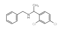 苄基-[1-(2,4-二氯苯基)乙基]胺结构式