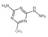 4-肼基-6-甲基-1,3,5-三嗪-2-胺结构式