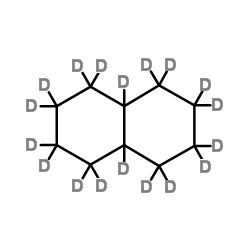 十氢化萘-d18结构式