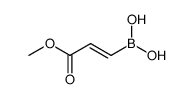 [(1E)-3-methoxy-3-oxoprop-1-en-1-yl]boronic acid结构式