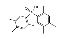 bis-(2,4,5-trimethyl-phenyl)-phosphinic acid结构式