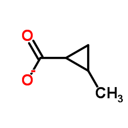 2-甲基环丙羧酸结构式