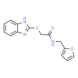 2-((1H-benzo[d]imidazol-2-yl)thio)-N-(furan-2-ylmethyl)acetamide picture