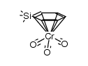 tricarbonyl[η(6)-(trimethylsilyl)benzene]chromium结构式