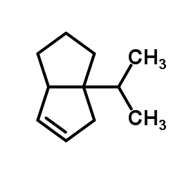 Pentalene, 1,2,3,3a,4,6a-hexahydro-3a-(1-methylethyl)- (9CI) Structure