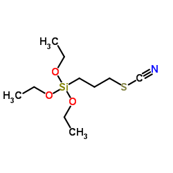 3-硫氰基丙基三乙氧基硅烷结构式