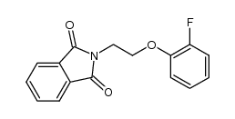 2-(2-(2-fluorophenoxy)ethyl)isoindoline-1,3-dione结构式