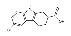 6-chloro-2,3,4,9-tetrahydro-1H-carbazole-2-carboxylic acid Structure