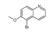 5-溴-6-甲氧基喹啉结构式