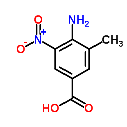 4-amino-3-methyl-5-nitrobenzoic acid structure