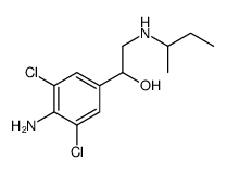 1-(4-amino-3,5-dichlorophenyl)-2-(butan-2-ylamino)ethanol结构式