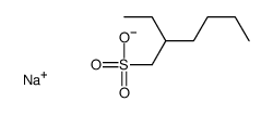 sodium 2-ethylhexanesulphonate Structure