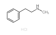 Methyl(2-phenylethyl)amine hydrochloride structure