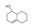 (1R,8aR)-1,2,3,5,6,7,8,8a-octahydronaphthalen-1-ol结构式