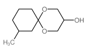8-Methyl-1,5-dioxaspiro(5.5)undecan-3-ol结构式