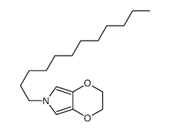 6-dodecyl-2,3-dihydro-[1,4]dioxino[2,3-c]pyrrole Structure