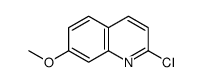 2-氯-7-甲氧基喹啉结构式