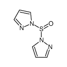 1,1'-sulfinylbis(1H-pyrazole)结构式