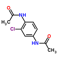 N,N'-(2-氯-1,4-亚苯基)二乙酰胺结构式