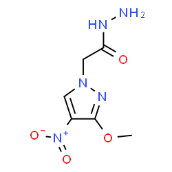 (3-METHOXY-4-NITRO-PYRAZOL-1-YL)-ACETIC ACID HYDRAZIDE Structure