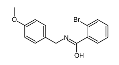 2-Bromo-N-(4-methoxybenzyl)benzamide结构式