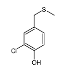 2-chloro-4-(methylsulfanylmethyl)phenol Structure