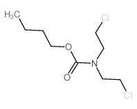 Carbamic acid,bis(2-chloroethyl)-, butyl ester (7CI,9CI) Structure