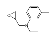 N-(2,3-epoxypropyl)-N-ethyl-m-tolylamine Structure