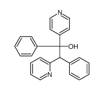 1,2-Diphenyl-1-(4-pyridyl)-2-(2-pyridyl)ethanol结构式