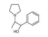 (1R,2S)-1-苯基-2-(1-吡咯烷基)-1-丙醇结构式