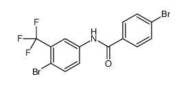 4-bromo-N-[4-bromo-3-(trifluoromethyl)phenyl]benzamide Structure