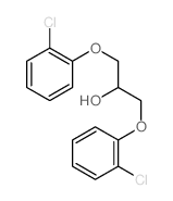 1,3-bis(2-chlorophenoxy)propan-2-ol Structure