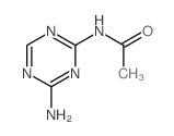 N-(4-amino-1,3,5-triazin-2-yl)acetamide结构式