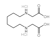 Hexane-diamine-N,N-diacetic Acid, Dihydrochloride Salt Structure