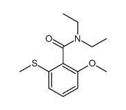 N,N-diethyl-2-methoxy-6-methylsulfanylbenzamide Structure