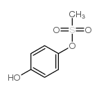 4-hydroxyphenyl methanesulfonate Structure