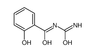N-carbamoyl-2-hydroxybenzamide结构式