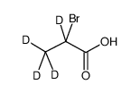 2-溴丙酸-D4结构式