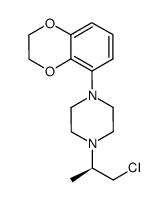 (R)-4-(2,3-dihydro-1,4-benzodioxin-5-yl)-1-(2-chloro-1-methylethyl)piperazine Structure