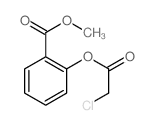 Benzoicacid, 2-[(2-chloroacetyl)oxy]-, methyl ester结构式